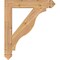 Ekena Millwork Funston Arts & Crafts Smooth Bracket, Western Red Cedar, 3 1/2"W x 24"D x 28"H BKT04X24X28FST03SWR - alternate 2